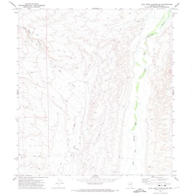 YellowMaps Coal Mine Canyon SE NV topo map, 1:24000 Scale, 7.5 X 7.5 Minute, Historical, 1971, Updated 1974, 26.9 x 22 in - Tyvek