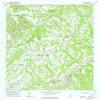 YellowMaps Creel AL topo map, 1:24000 Scale, 7.5 X 7.5 Minute, Historical, 1951, Updated 1978, 26.8 x 22 in - Polypropylene