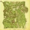 YellowMaps Elk Ridge UT topo map, 1:125000 Scale, 30 X 30 Minute, Historical, 1940, 19.8 x 19.8 in - Polypropylene view 1