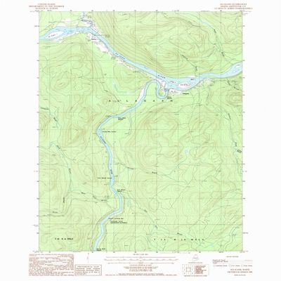 YellowMaps Allagash ME topo map, 1:24000 Scale, 7.5 X 7.5 Minute, Historical, 1986, Updated 1987, 26.7 x 21.5 in - Polypropylene