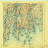 YellowMaps Boothbay ME topo map, 1:62500 Scale, 15 X 15 Minute, Historical, 1893, Updated 1930, 20.3 x 15.6 in - Polypropylene view 1