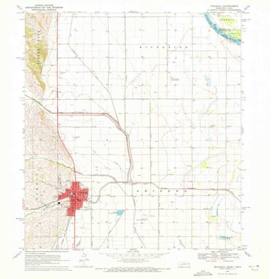 YellowMaps Tekamah NE topo map, 1:24000 Scale, 7.5 X 7.5 Minute, Historical, 1970, Updated 1972, 27 x 22 in - Polypropylene