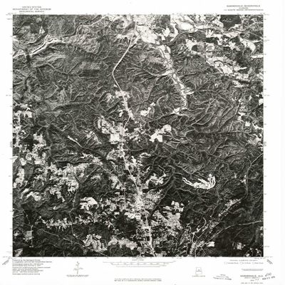 YellowMaps Gardendale AL topo map, 1:24000 Scale, 7.5 X 7.5 Minute, Historical, 1975, Updated 1977, 26.8 x 21.6 in - Polypropylene