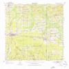 YellowMaps Forest MS topo map, 1:62500 Scale, 15 X 15 Minute, Historical, 1950, Updated 1976, 21.8 x 17.9 in - Tyvek view 1
