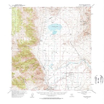 Wellington NV topo map, 1:62500 Scale, 15 X 15 Minute, Historical, 1957, 21.9 x 18 in - Tyvek