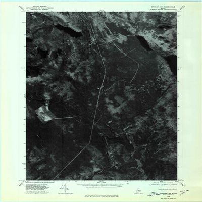 YellowMaps Bingham NE ME topo map, 1:24000 Scale, 7.5 X 7.5 Minute, Historical, 1975, Updated 1980, 27.3 x 21.5 in - Polypropylene