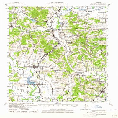 Yamhill OR topo map, 1:62500 Scale, 15 X 15 Minute, Historical, 1941, Updated 1964, 21.8 x 15 in - Tyvek