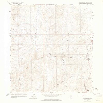YellowMaps Adobe Summit NV topo map, 1:24000 Scale, 7.5 X 7.5 Minute, Historical, 1962, Updated 1965, 26.9 x 22 in - Tyvek