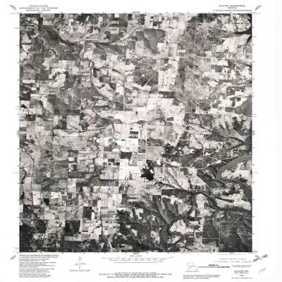 YellowMaps Elkton MO topo map, 1:24000 Scale, 7.5 X 7.5 Minute, Historical, 1980, Updated 1982, 26.9 x 21.9 in - Polypropylene