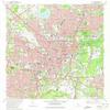 YellowMaps Jackson MS topo map, 1:24000 Scale, 7.5 X 7.5 Minute, Historical, 1980, Updated 1981, 26.7 x 22 in - Polypropylene view 1