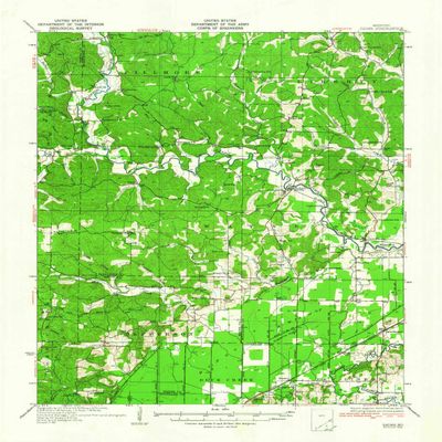 YellowMaps Zalma MO topo map, 1:62500 Scale, 15 X 15 Minute, Historical, 1935, 20.8 x 16.9 in - Polypropylene