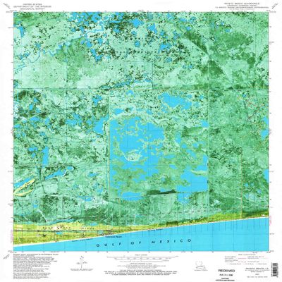 YellowMaps Peveto Beach LA topo map, 1:24000 Scale, 7.5 X 7.5 Minute, Historical, 1982, Updated 1982, 26.8 x 21.9 in - Polypropylene