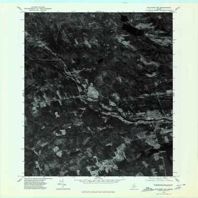 YellowMaps Guilford NW ME topo map, 1:24000 Scale, 7.5 X 7.5 Minute, Historical, 1975, Updated 1980, 27.5 x 21.5 in - Polypropylene