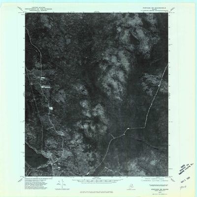 YellowMaps Portage SW ME topo map, 1:24000 Scale, 7.5 X 7.5 Minute, Historical, 1975, Updated 1981, 27.4 x 21.5 in - Polypropylene