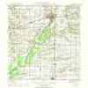 YellowMaps Vandalia IL topo map, 1:62500 Scale, 15 X 15 Minute, Historical, 1945, Updated 1969, 20.8 x 17 in - Polypropylene view 1