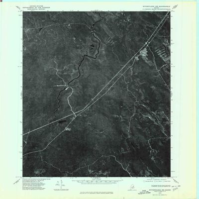 YellowMaps Wytopitlock NW ME topo map, 1:24000 Scale, 7.5 X 7.5 Minute, Historical, 1975, Updated 1980, 27.4 x 21.5 in - Polypropylene