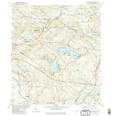 YellowMaps Barrington NH topo map, 1:24000 Scale, 7.5 X 7.5 Minute, Historical, 1981, Updated 1981, 26.8 x 22 in - Polypropylene
