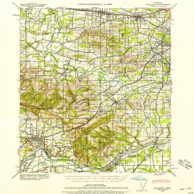 YellowMaps Tualatin OR topo map, 1:62500 Scale, 15 X 15 Minute, Historical, 1939, Updated 1958, 20.8 x 15.9 in - Tyvek