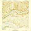 YellowMaps Cairo AL topo map, 1:24000 Scale, 7.5 X 7.5 Minute, Historical, 1950, 26.8 x 22 in - Polypropylene view 1