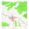 YellowMaps Thibodaux LA topo map, 1:24000 Scale, 7.5 X 7.5 Minute, Historical, 1962, Updated 1963, 26.8 x 22.9 in - Polypropylene view 1