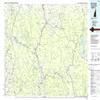 YellowMaps Groveton NH topo map, 1:100000 Scale, 30 X 60 Minute, Historical, 1986, Updated 1986, 24.1 x 37.8 in - Tyvek view 1