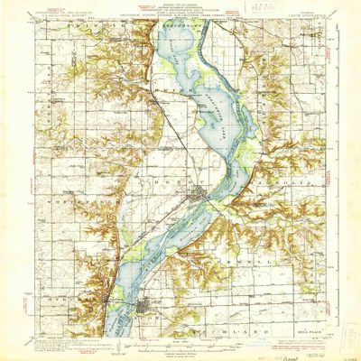 YellowMaps Lacon IL topo map, 1:62500 Scale, 15 X 15 Minute, Historical, 1937, 19.8 x 16.4 in - Polypropylene