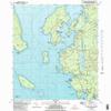 YellowMaps Bartlett Island ME topo map, 1:24000 Scale, 7.5 X 7.5 Minute, Historical, 1981, Updated 1982, 26.7 x 21.5 in - Polypropylene view 1