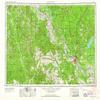 YellowMaps Alexandria LA topo map, 1:250000 Scale, 1 X 2 Degree, Historical, 1953, Updated 1963, 22.1 x 33.9 in - Polypropylene view 1