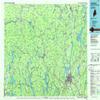 YellowMaps Lewiston ME topo map, 1:100000 Scale, 30 X 60 Minute, Historical, 1986, Updated 1986, 23.9 x 38.1 in - Tyvek view 1