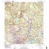 YellowMaps Ashaway RI topo map, 1:24000 Scale, 7.5 X 7.5 Minute, Historical, 1984, Updated 1985, 26.8 x 22 in - Polypropylene view 1