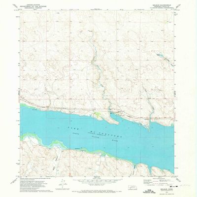 YellowMaps Belmar NE topo map, 1:24000 Scale, 7.5 X 7.5 Minute, Historical, 1971, Updated 1973, 27 x 22 in - Polypropylene