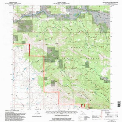 YellowMaps Halls Canyon CA topo map, 1:24000 Scale, 7.5 X 7.5 Minute, Historical, 1993, Updated 1996, 26.7 x 21.4 in - Polypropylene
