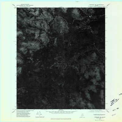 YellowMaps Portage NW ME topo map, 1:24000 Scale, 7.5 X 7.5 Minute, Historical, 1975, Updated 1981, 27.4 x 21.5 in - Polypropylene