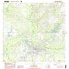 YellowMaps Picayune MS topo map, 1:24000 Scale, 7.5 X 7.5 Minute, Historical, 1997, Updated 1999, 26.7 x 22 in - Tyvek view 1