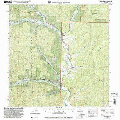 YellowMaps Edgehill MO topo map, 1:24000 Scale, 7.5 X 7.5 Minute, Historical, 1999, Updated 2002, 26.8 x 21.9 in - Tyvek