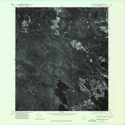 YellowMaps Danforth NW ME topo map, 1:24000 Scale, 7.5 X 7.5 Minute, Historical, 1975, Updated 1980, 27.5 x 21.5 in - Polypropylene