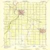 YellowMaps Reedley CA topo map, 1:24000 Scale, 7.5 X 7.5 Minute, Historical, 1951, 26.8 x 21.9 in - Polypropylene view 1