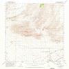YellowMaps Gass Peak NV topo map, 1:62500 Scale, 15 X 15 Minute, Historical, 1952, Updated 1972, 20.9 x 17 in - Polypropylene view 1