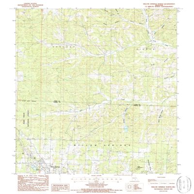 Willow Springs North MO topo map, 1:24000 Scale, 7.5 X 7.5 Minute, Historical, 1987, Updated 1987, 26.8 x 21.9 in - Tyvek