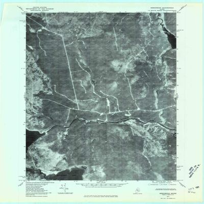 YellowMaps Seboomook ME topo map, 1:24000 Scale, 7.5 X 7.5 Minute, Historical, 1977, Updated 1981, 27.7 x 21.6 in - Polypropylene