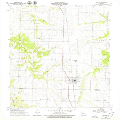 Sheldon MO topo map, 1:24000 Scale, 7.5 X 7.5 Minute, Historical, 1962, Updated 1979, 26.8 x 21.9 in - Polypropylene