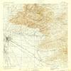 YellowMaps Tucson AZ topo map, 1:125000 Scale, 30 X 30 Minute, Historical, 1905, Updated 1932, 19.8 x 16.5 in - Polypropylene view 1
