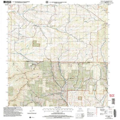 YellowMaps Smallett MO topo map, 1:24000 Scale, 7.5 X 7.5 Minute, Historical, 2004, Updated 2006, 26.8 x 22 in - Polypropylene