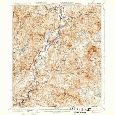 YellowMaps Mt Cube NH topo map, 1:62500 Scale, 15 X 15 Minute, Historical, 1933, 19.8 x 16.5 in - Polypropylene
