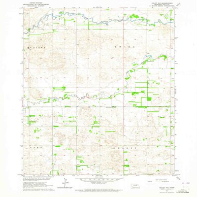 YellowMaps Deloit NW NE topo map, 1:24000 Scale, 7.5 X 7.5 Minute, Historical, 1963, Updated 1964, 26.9 x 22.1 in - Tyvek