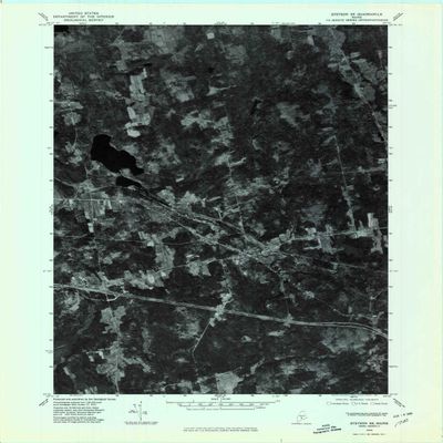 YellowMaps Stetson SE ME topo map, 1:24000 Scale, 7.5 X 7.5 Minute, Historical, 1976, Updated 1980, 27.3 x 21.5 in - Polypropylene