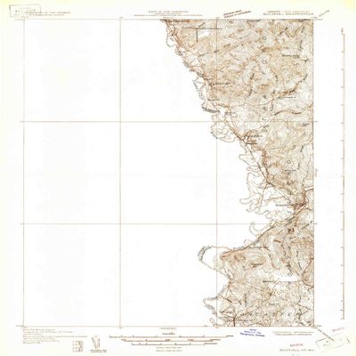 YellowMaps Guildhall VT topo map, 1:48000 Scale, 15 X 15 Minute, Historical, 1931, 26.4 x 20 in - Tyvek
