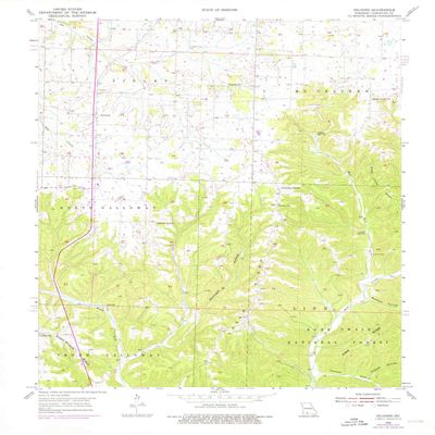 Selmore MO topo map, 1:24000 Scale, 7.5 X 7.5 Minute, Historical, 1955, Updated 1976, 27 x 21.9 in - Tyvek