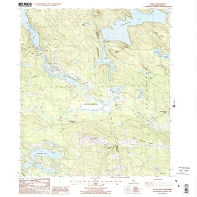YellowMaps Alton NH topo map, 1:24000 Scale, 7.5 X 7.5 Minute, Historical, 1987, Updated 1987, 26.9 x 22 in - Polypropylene