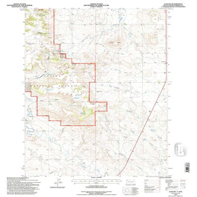 Ludlow SD topo map, 1:24000 Scale, 7.5 X 7.5 Minute, Historical, 1993, Updated 1996, 26.9 x 22 in - Polypropylene